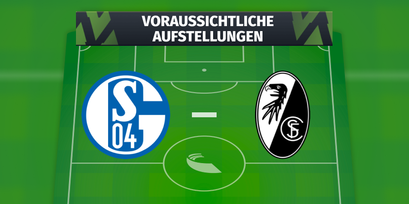 FC Schalke 04 – SC Freiburg: Die voraussichtlichen Aufstellungen