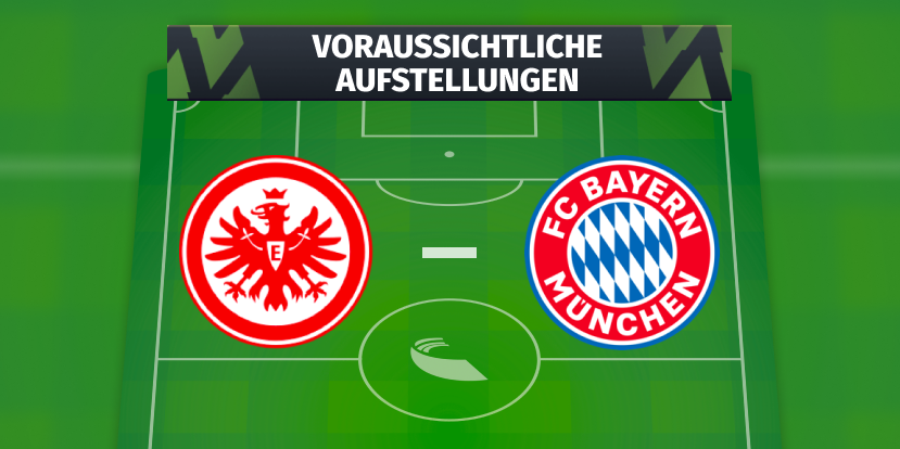 Eintracht Frankfurt – FC Bayern München: Die voraussichtlichen Aufstellungen
